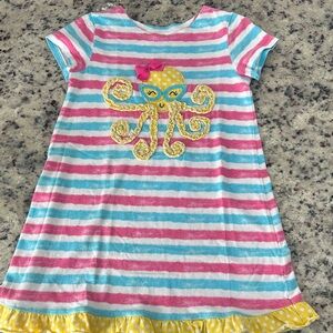 Striped Octopus Dress for Kids